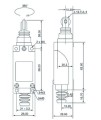 Wymiary krańcówki TZ-8122