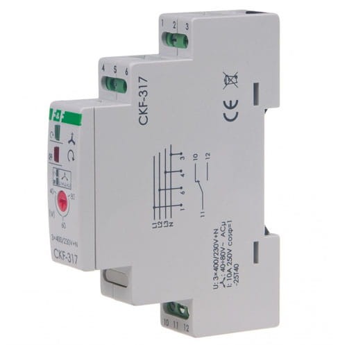 Czujnik kolejności i zaniku fazy CKF-317