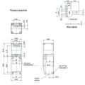 Wymiary wyłącznika krańcowego EK-1-15-F