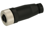 Wtyk żeński prosty M12 4-pin - L-KLS15-M12 A-P204-PG7