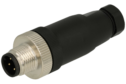 Wtyk męski prosty M12 4-pin - L-KLS15-M12 A-P104-PG7