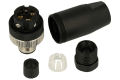 Wtyk męski prosty M12 4-pin - L-KLS15-M12 A-P104-PG7
