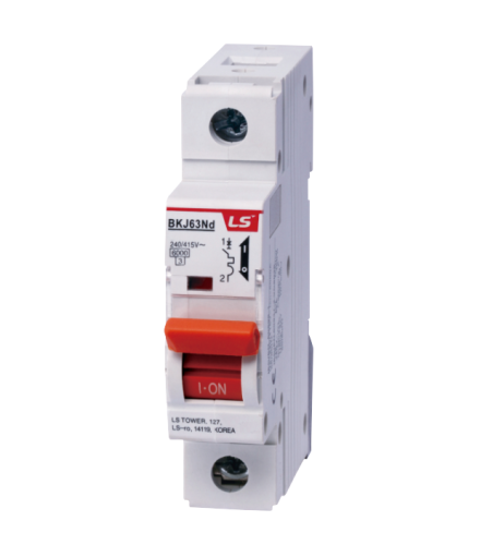 Wyłącznik nadprądowy BKJ63Nd 1P B1A (1A; B)