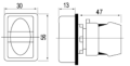 Wymiary C2PID-1D-R
