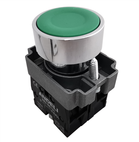 Przycisk kryty BA35 zielony