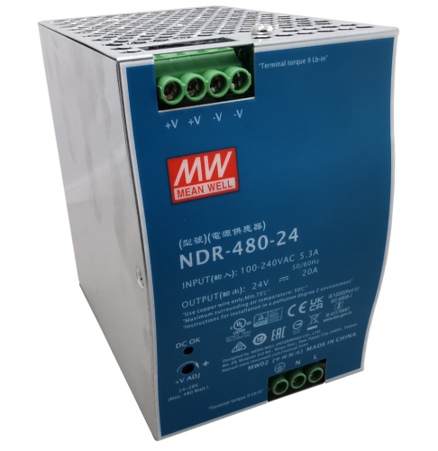 Zasilacz na szynę DIN NDR-480-24