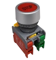 Przełącznik czerwony PBF22-1O/C-R STOP Auspicious