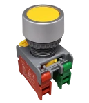 Przycisk kryty PBF22-1O/C-Y żółty