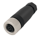 Wtyk żeński prosty M12 4-pin - N12FD4-CC7