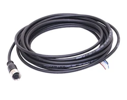 Wtyk żeński prosty M12 5-pin przewód 5m PUR - N12FD5M25ZS