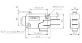 Wymiary mikroprzełącznika