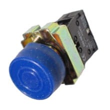 Przycisk tablicowy niebieski z osłoną BP61